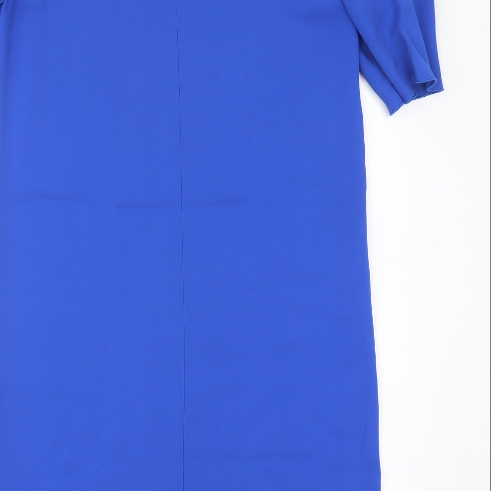 Penny Black Womens Blue  Viscose Shift  Size 8  V-Neck