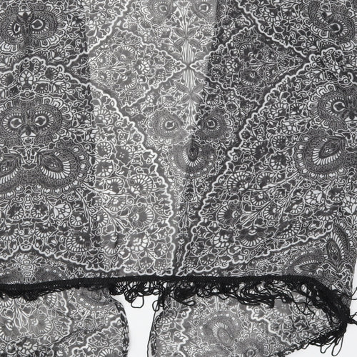 Atmosphere Womens Black Paisley  Kimono Jacket Size S