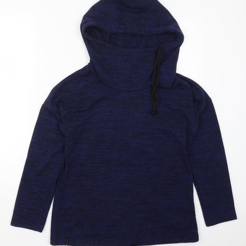 Dorimis Womens Blue  Polyester Pullover Hoodie Size S  Pullover