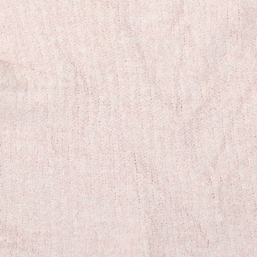 Marks and Spencer Womens Pink Crew Neck  Acrylic Pullover Jumper Size L