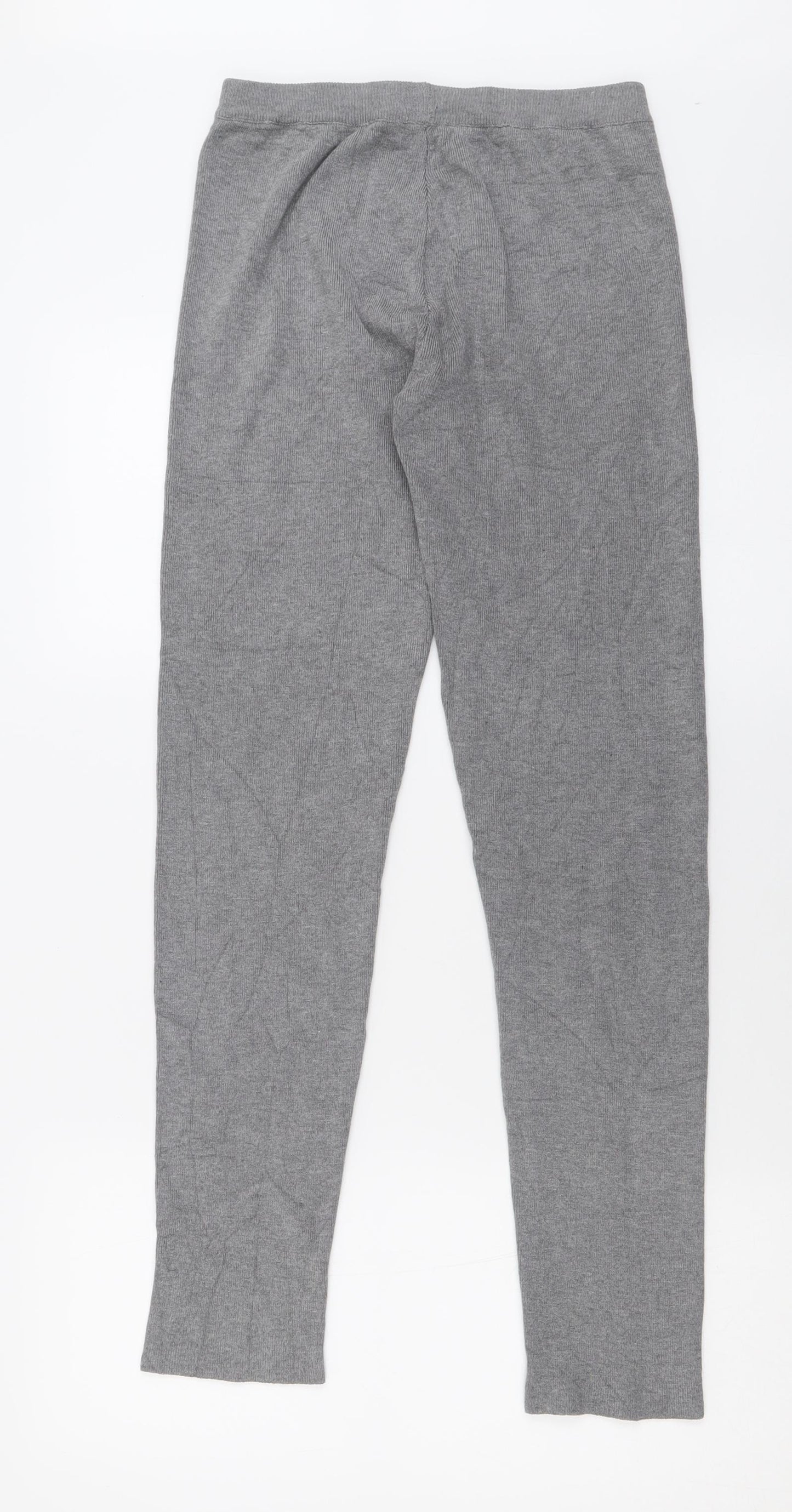 Laetitia Mem Womens Grey  Viscose Capri Trousers Size 26 in L29 in Regular