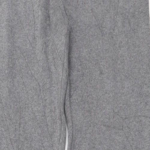 Laetitia Mem Womens Grey  Viscose Capri Trousers Size 26 in L29 in Regular