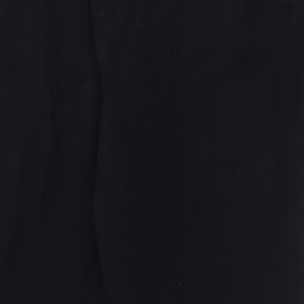 Old Navy Mens Black  Cotton Trousers  Size 36 L30 in Regular Button