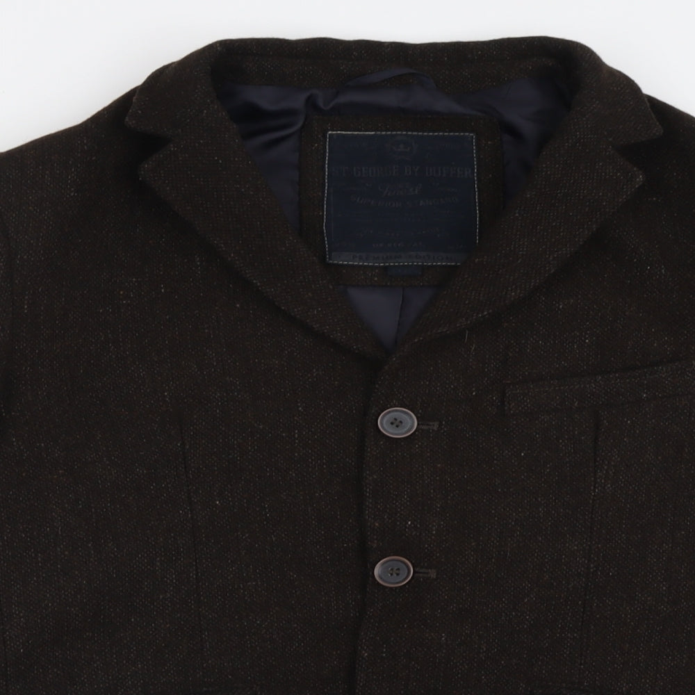 Debenhams Mens Brown   Jacket Blazer Size 2XL  Button