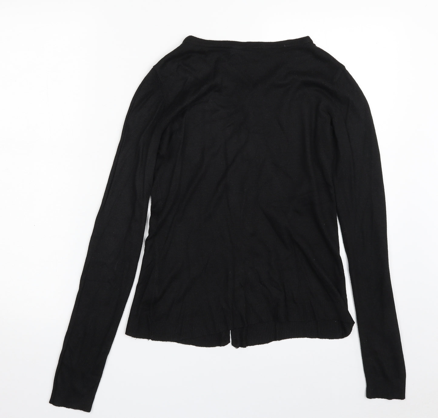 Atmosphere Womens Black V-Neck  Viscose Cardigan Jumper Size 8