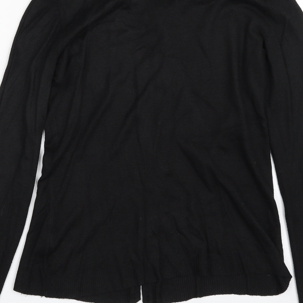 Atmosphere Womens Black V-Neck  Viscose Cardigan Jumper Size 8