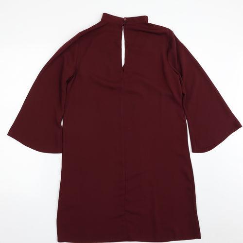 Papaya Womens Red  Polyester Shift  Size 12  Halter Pullover