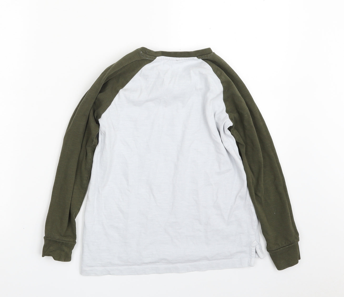 NEXT Boys White  100% Cotton Pullover T-Shirt Size 9 Years Crew Neck Pullover