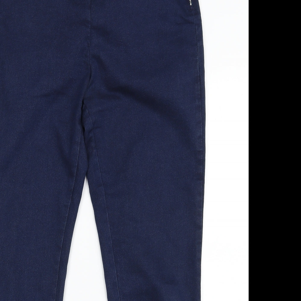 Savida Womens Blue  Cotton Jegging Jeans Size 14 L28 in Slim Zip