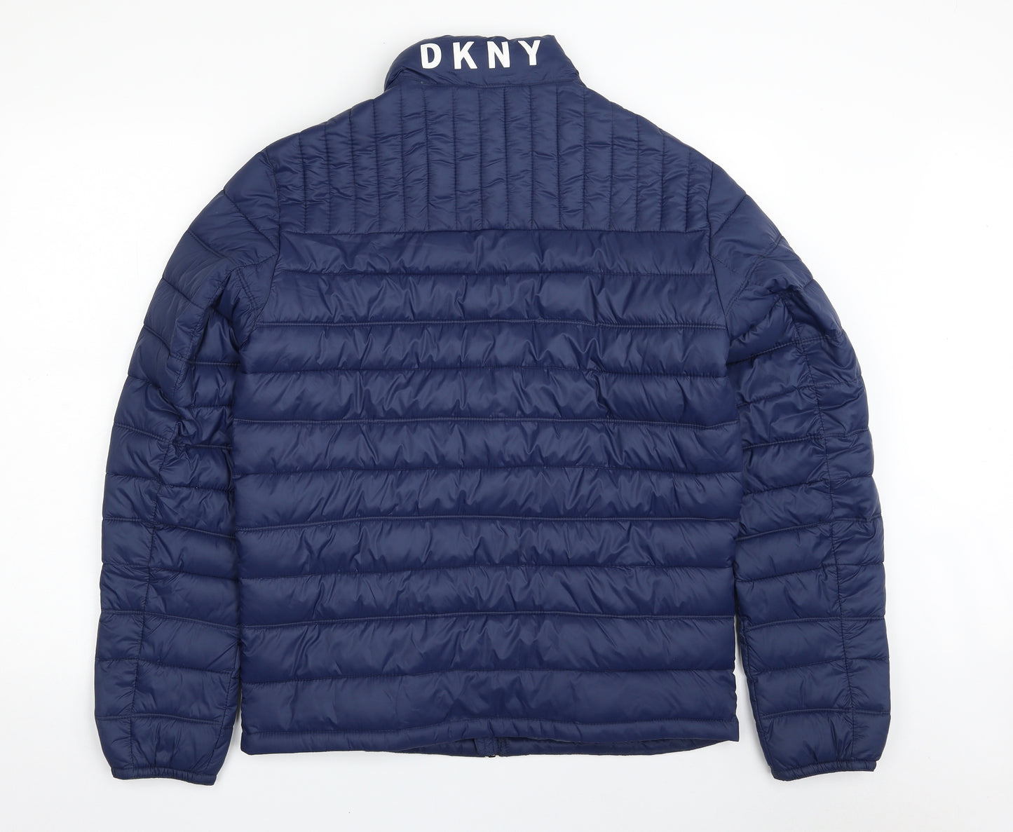 DKNY Mens Blue   Quilted Jacket Size S  Zip