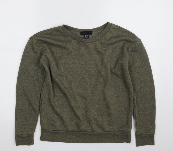 Atmosphere Womens Green  Polyester Pullover Sweatshirt Size 6  Pullover