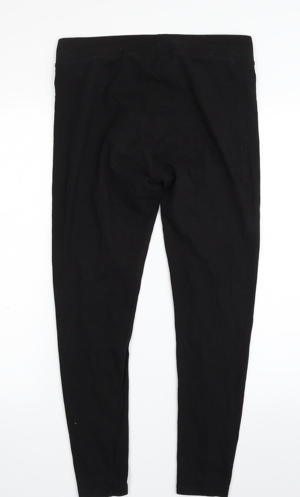 Papaya Womens Black  Cotton Carrot Leggings Size 14 L25 in