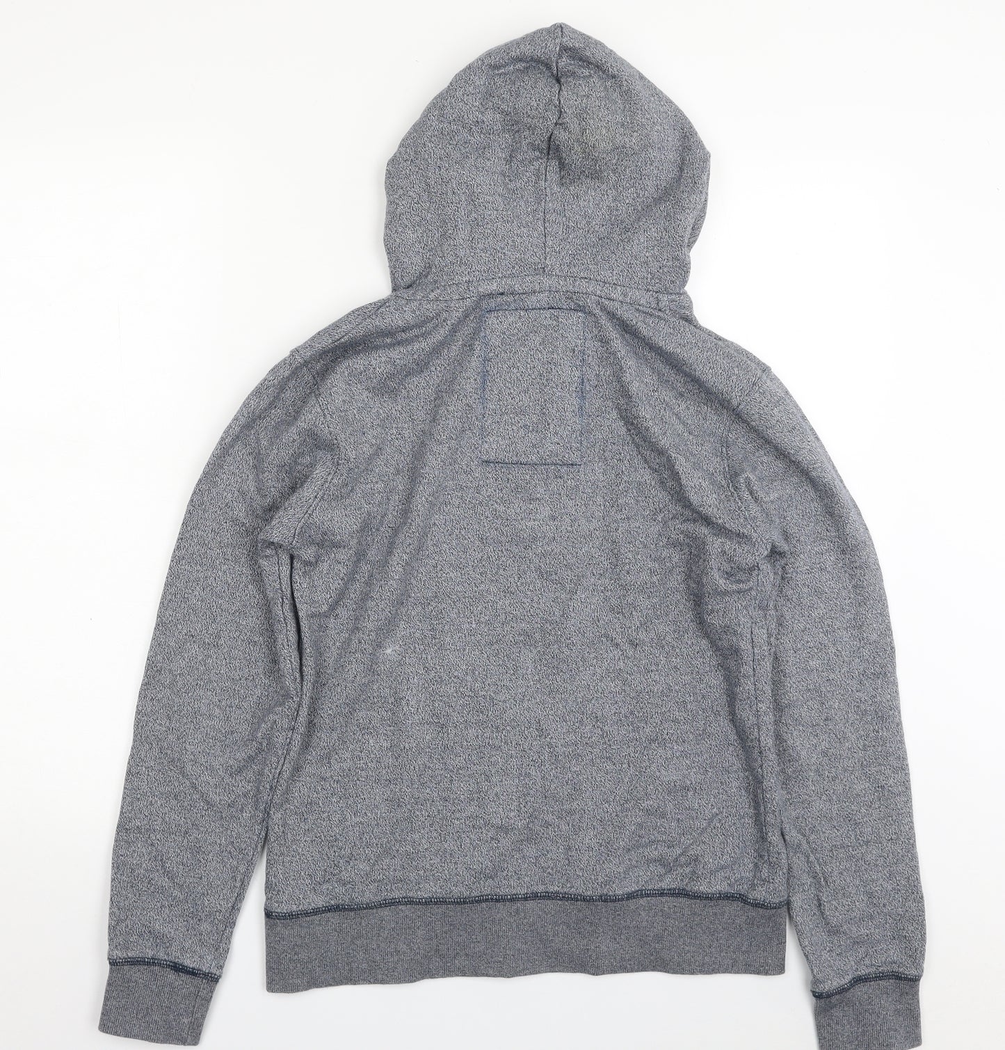 TOG 24 Womens Blue  100% Cotton Pullover Hoodie Size 10  Button