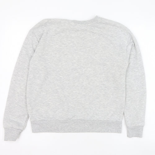 Primark Womens Grey  Polyester Pullover Sweatshirt Size 8  Pullover