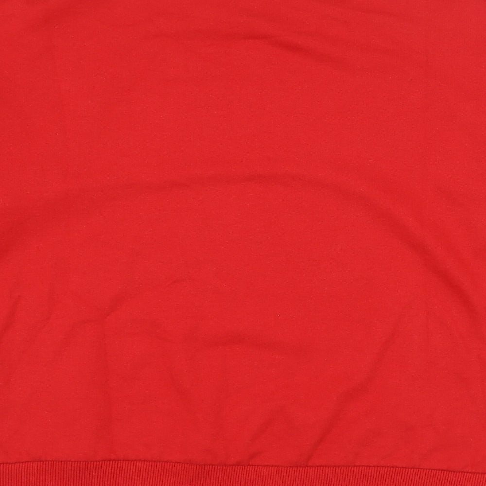 Dunnes Stores Girls Red  Cotton Pullover Sweatshirt Size 9-10 Years  Pullover - Christmas
