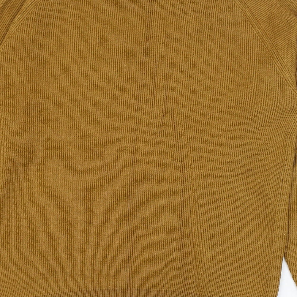 NEXT Mens Brown Round Neck  Cotton Pullover Jumper Size M