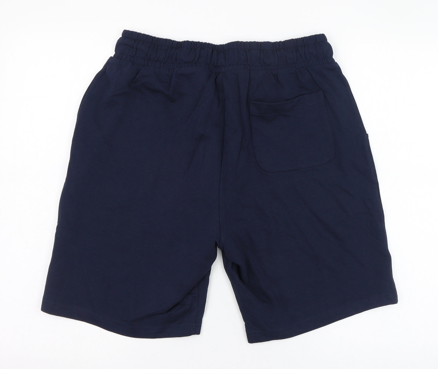 Cotton Traders Mens Blue  Cotton Sweat Shorts Size M L8 in Regular