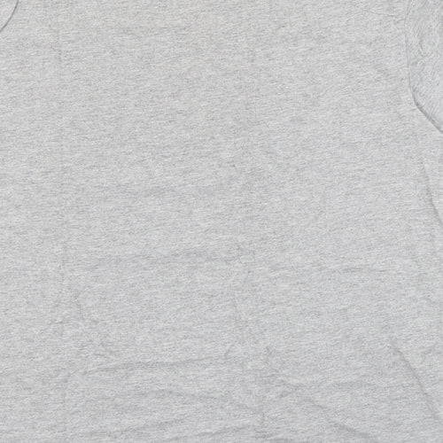 Cropp Design Unit Mens Grey  Cotton  T-Shirt Size XL Crew Neck