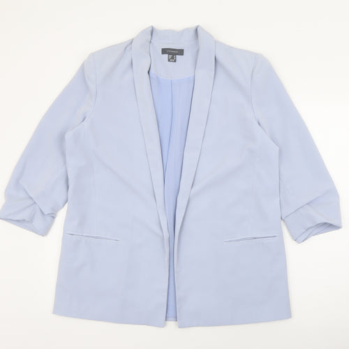 Primark Womens Blue  Polyester Jacket Blazer Size 16