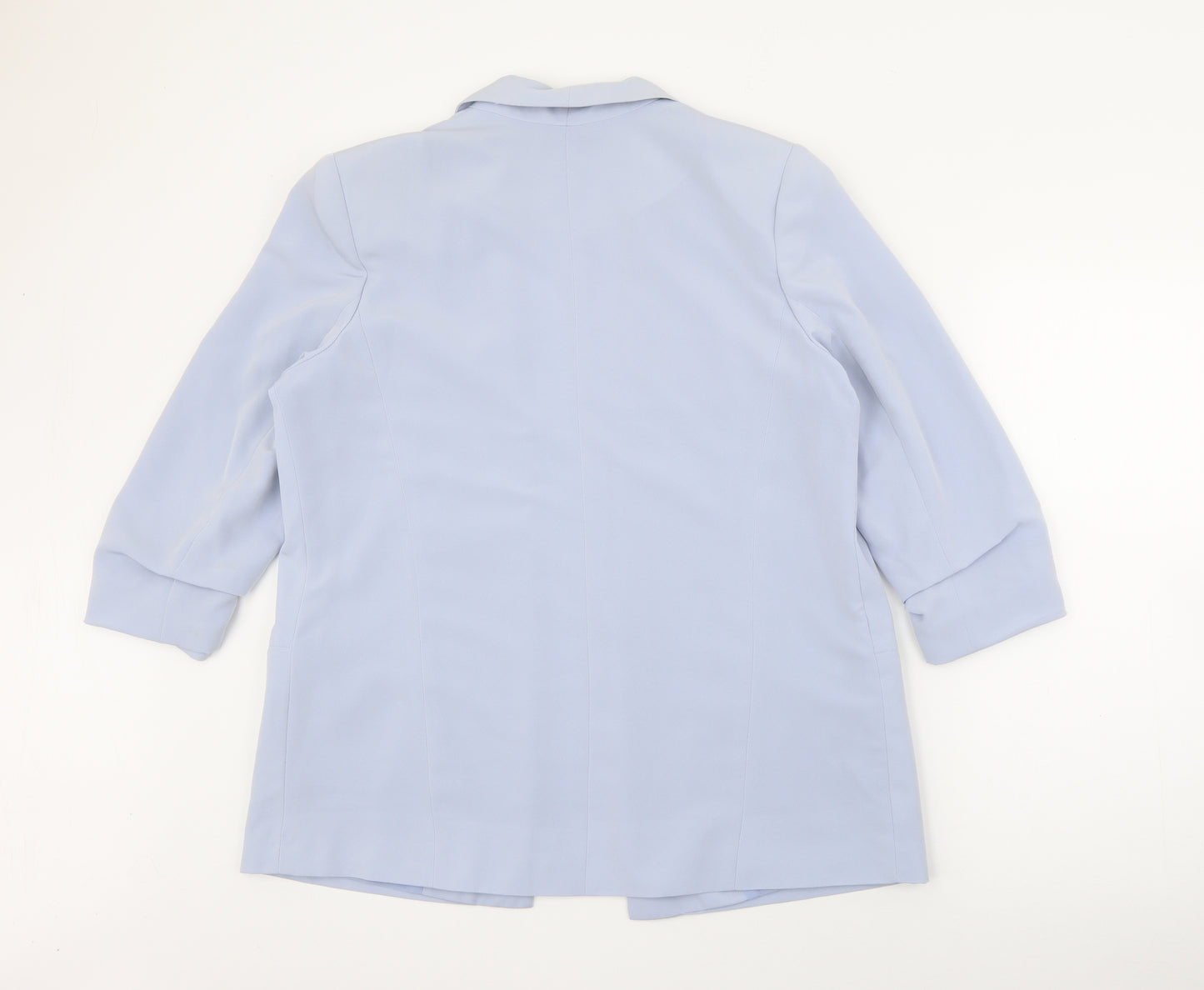 Primark Womens Blue  Polyester Jacket Blazer Size 16