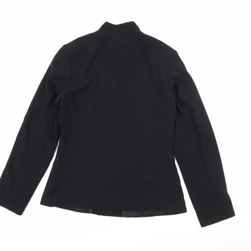 Per Una Womens Black   Jacket  Size 10  Button