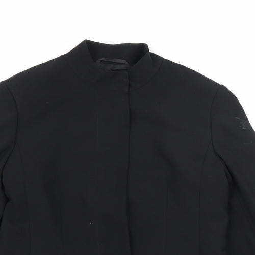 Per Una Womens Black   Jacket  Size 10  Button