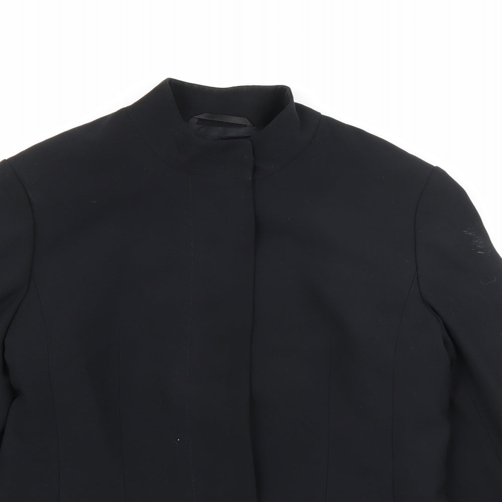 Per Una Womens Black   Jacket  Size 10  Button