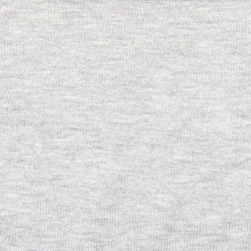 New Look Womens Grey High Neck  Acrylic Pullover Jumper Size M