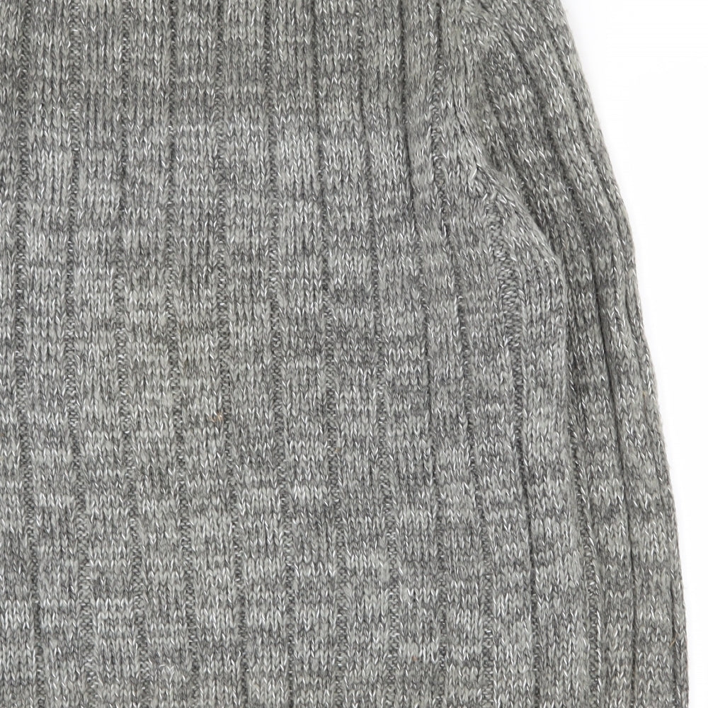 Matalan Mens Grey Collared  Acrylic Pullover Jumper Size XL
