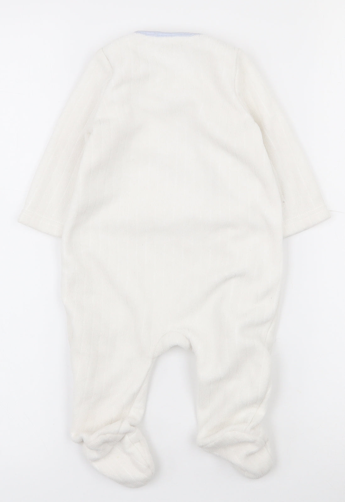 TU Baby White  Polyester Babygrow One-Piece Size 3-6 Months  Snap