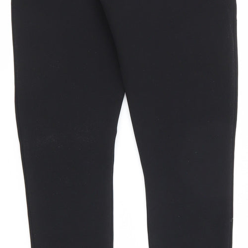 Topshop Womens Black Geometric Polyester Jogger Leggings Size 6 L28.5 in