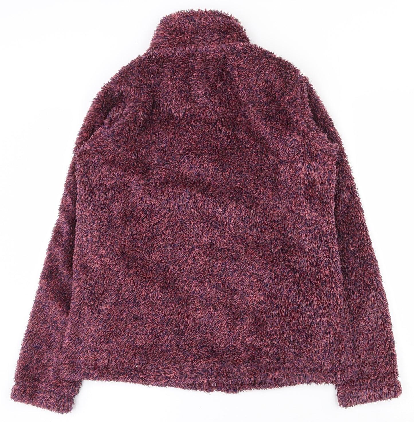 TU Womens Purple  100% Polyester Full Zip Sweatshirt Size 12  Zip