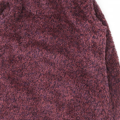 TU Womens Purple  100% Polyester Full Zip Sweatshirt Size 12  Zip