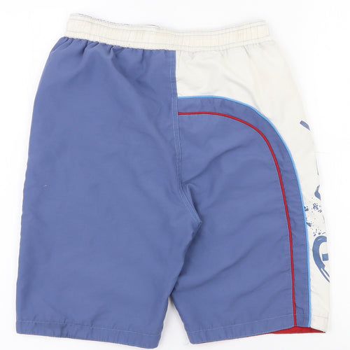 Preworn Boys Blue  100% Polyester  Shorts Size 9-10 Years  Regular Drawstring - Athletic style