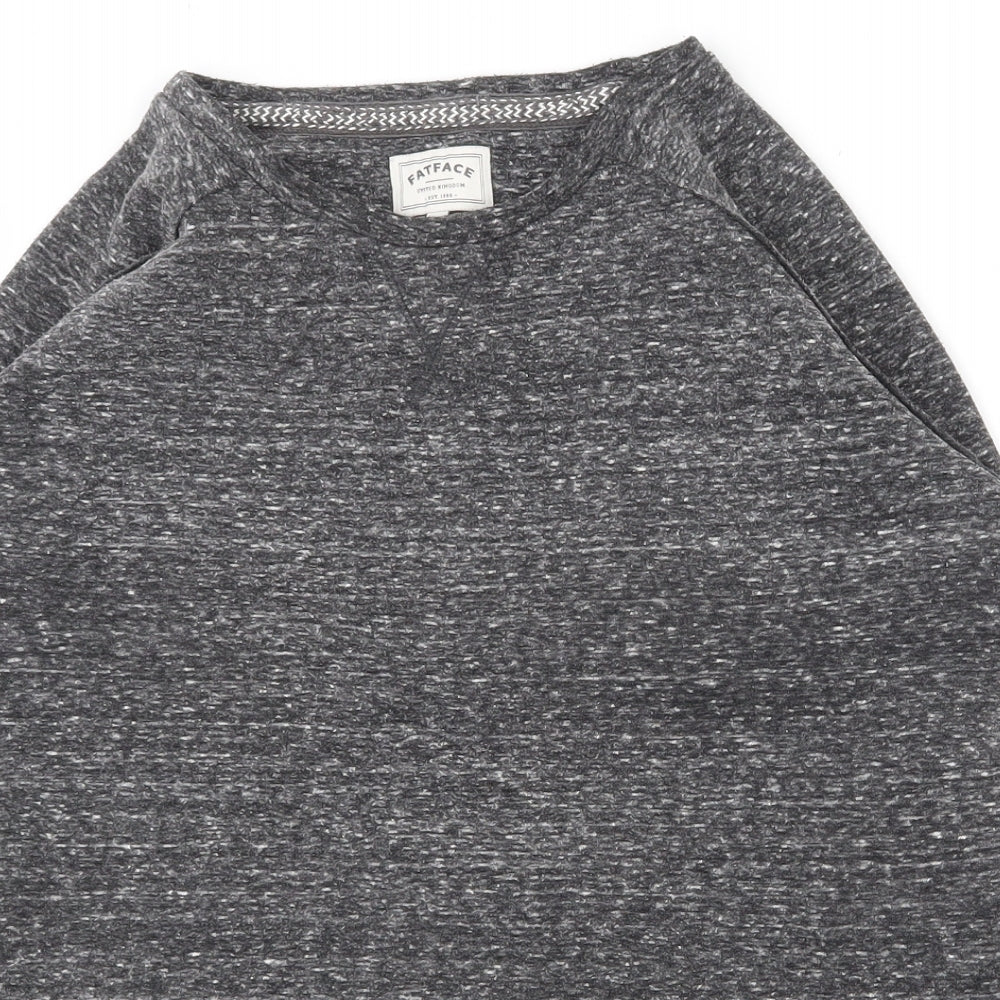 Fat Face Womens Grey  Polyester Pullover Sweatshirt Size 10  Pullover