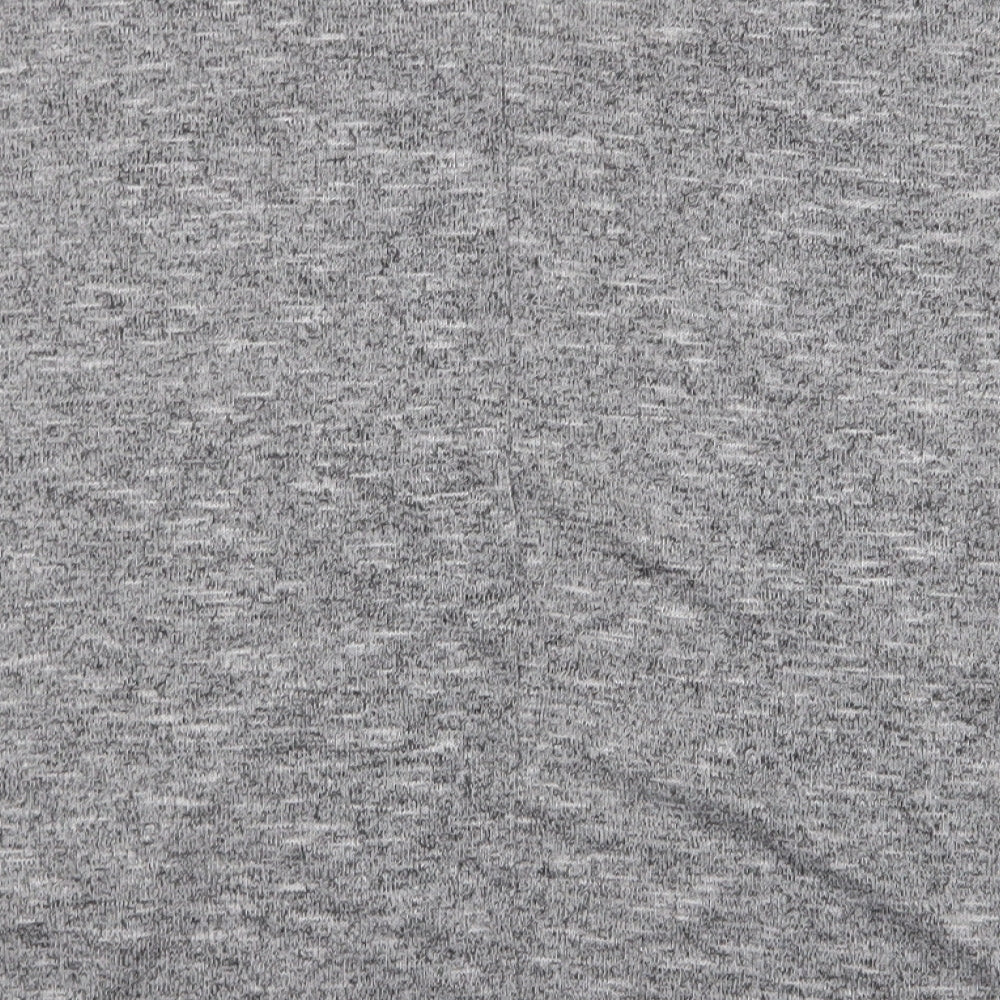 Janina Womens Grey  Viscose Jersey Blouse Size 18 Round Neck - Cold shoulder