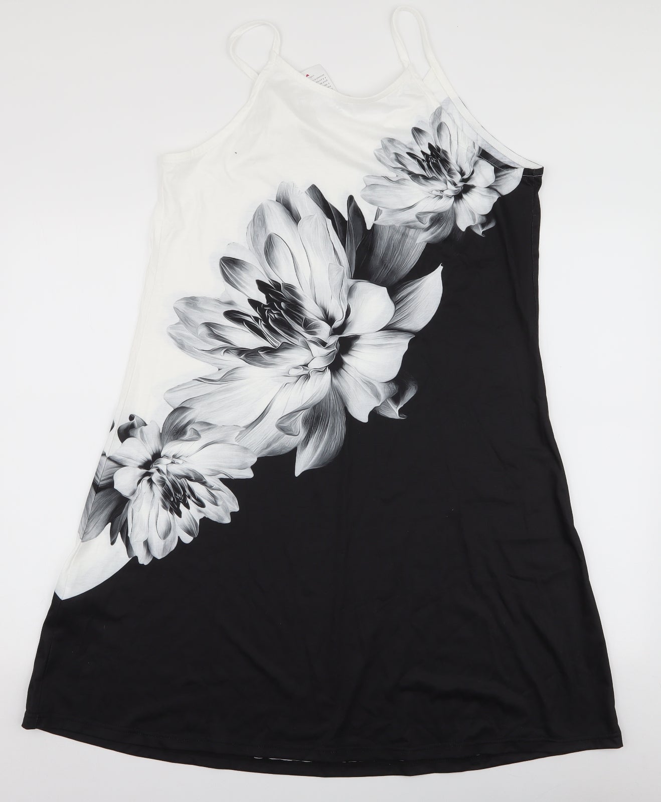 Preworn Womens Multicoloured Floral Polyester A-Line  Size XL  Round Neck Pullover