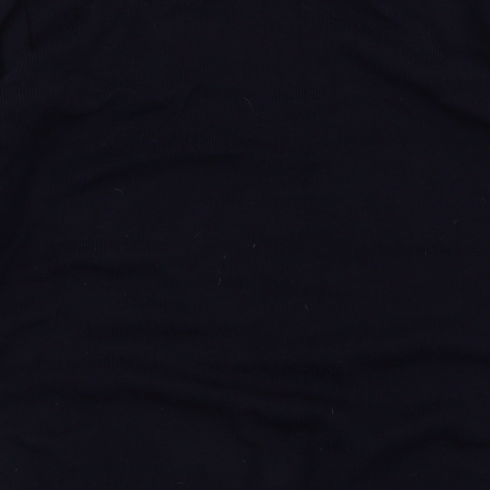 Run & Fly Mens Blue Round Neck  Acrylic Pullover Jumper Size M   - Christmas