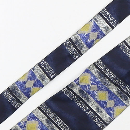 House of Fraser Mens Multicoloured Geometric Polyester Pointed Tie One Size