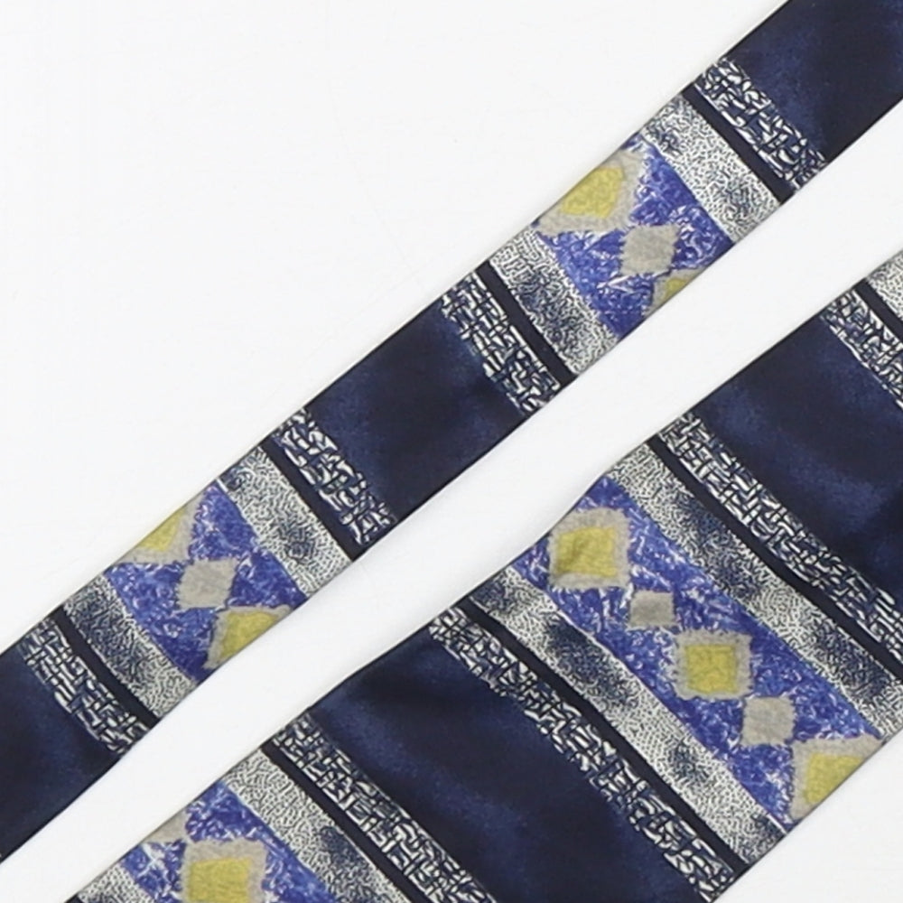 House of Fraser Mens Multicoloured Geometric Polyester Pointed Tie One Size