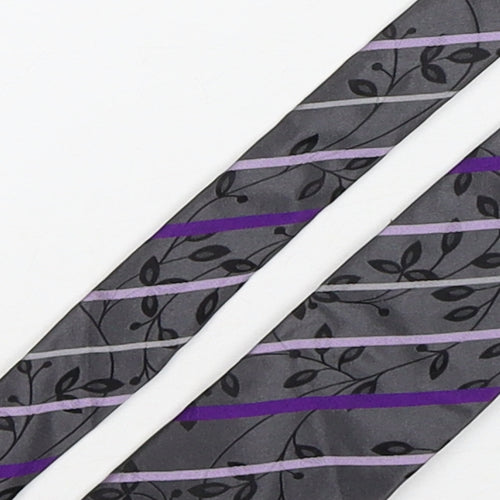 NEXT Mens Multicoloured Striped Silk Pointed Tie One Size