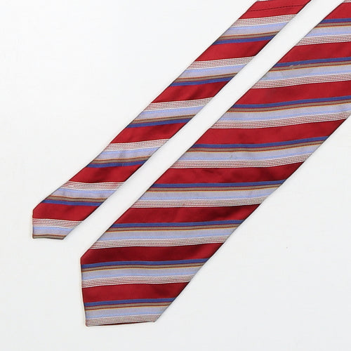 Tie Rack  Mens Multicoloured Striped Silk Pointed Tie One Size