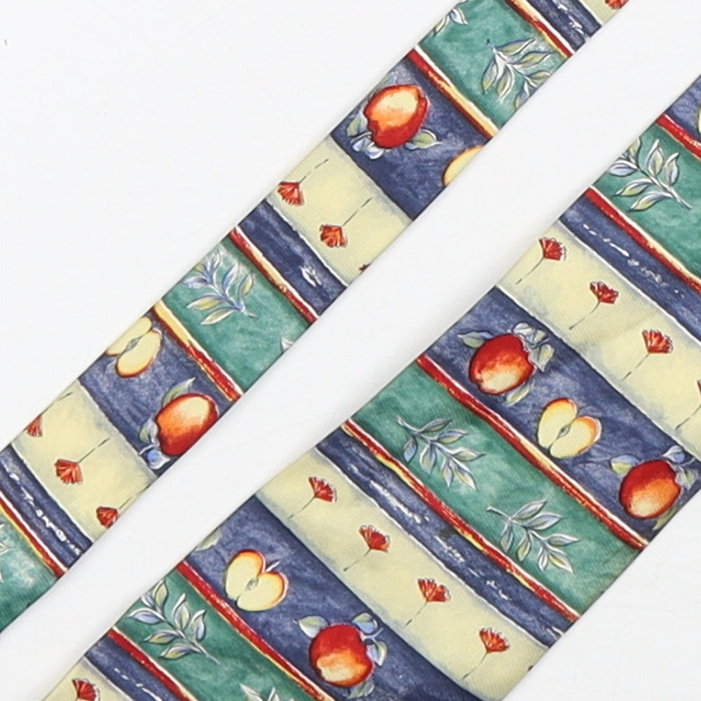 Marks and Spencer Mens Multicoloured Floral Silk Pointed Tie One Size