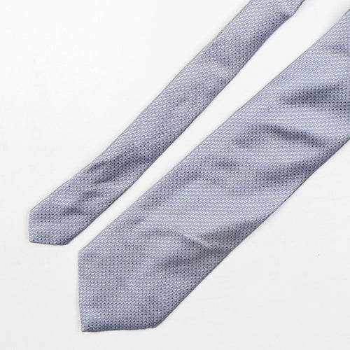 Marks and Spencer Mens Multicoloured Geometric Silk Pointed Tie One Size