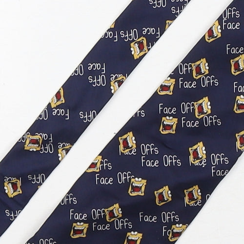 Carnaval Mens Multicoloured Geometric Silk Pointed Tie One Size - Face Offs