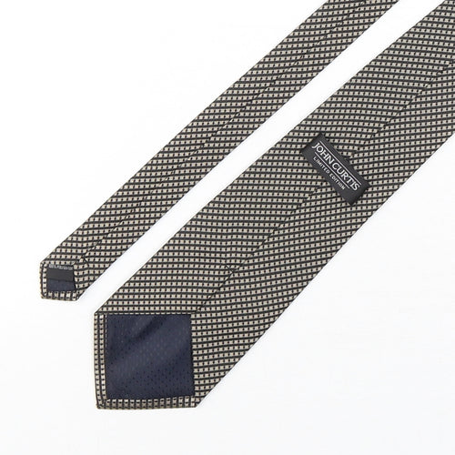 John Curtis  Mens Multicoloured Striped Polyester Pointed Tie One Size