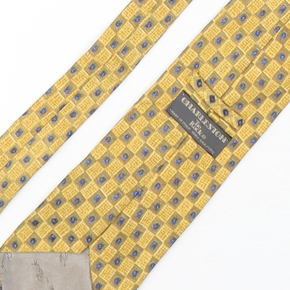 Charleston  Mens Multicoloured Plaids & Checks Silk Pointed Tie One Size