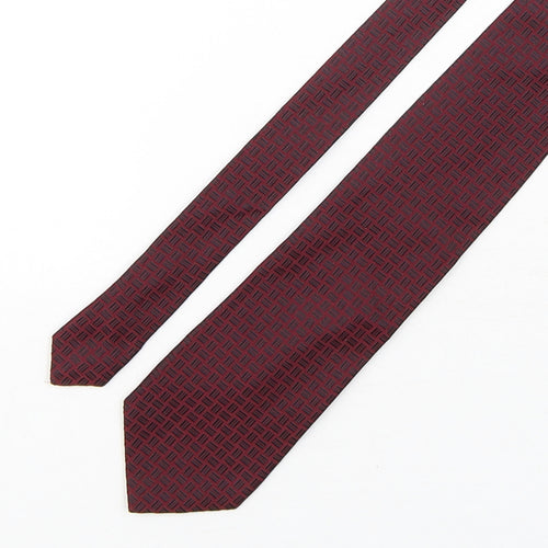 Savoy Taylors Guild Mens Multicoloured Geometric Silk Pointed Tie One Size