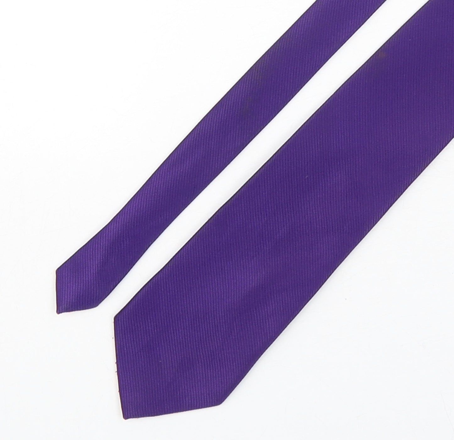 Lucio Lambeli Mens Purple  Silk Pointed Tie One Size
