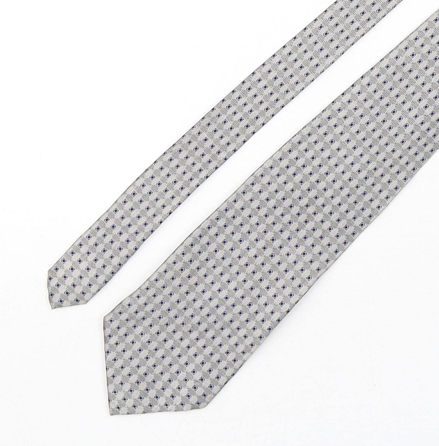 Gioni Feroti Mens Multicoloured Geometric Silk Pointed Tie One Size